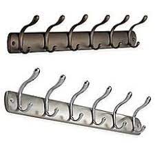 Interdesign Bruschia Wall Mount 6 Hook Rack Hook Rack Interdesign Decorative Wall Hooks