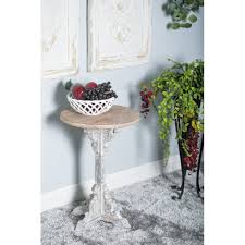 The lower open shelf is the perfect place to stack. Traditional 23 X 15 Inch Round Wood Accent Table Overstock 20445588 Grey
