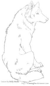 Free Lineart Sitting Chill Wolf Wolf Sketch Wolf Drawing Animal Drawings