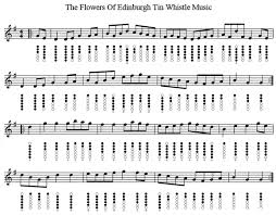 Flowers Of Edimburgh Chart In 2019 Tin Whistle Bagpipe