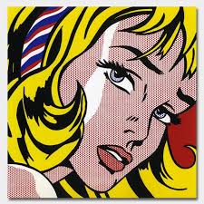 One of its aims is to use images of popular (as opposed to elitist) culture in art, emphasizing the bana. Pop Art Painting Of A Girl By Roy Lichtenstein Arteco Uk