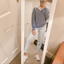 Check spelling or type a new query. Brina Em Sweaters Aesthetic Sweater With Shirt Collar Poshmark