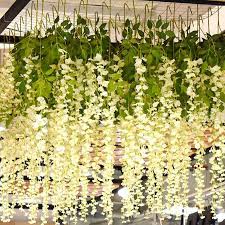Order a beautiful arrangement for a loved one! 12pcs Wisteria Artificial Flowers Garland Artificial Vine Etsy Hanging Flowers Wedding Hanging Flowers Flower Installation