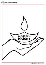 Diyas are oil lamps which are lit to encourage lakshmi, the hindu goddess of. Diwali Colouring Pages Aussie Childcare Network