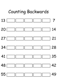 Fill in the missing numbers spring number worksheets (1. Counting Backwards By 1s Write Missing Numbers Worksheets For Kindergarten First Second Grade Math Worksheets Schoolmykids Com