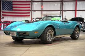 Image result for Blue Green 1973 Corvette