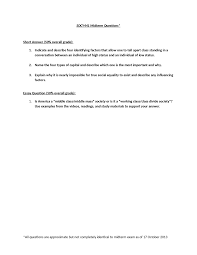 Rd.com knowledge facts there's a lot to love about halloween—halloween party games, the best halloween movies, dressing. Midterm Exam For Social Stratification And Inequality Socy 441 Docsity