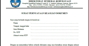 Dalam hal ini ketika seorang mengalami gagal bayar, maka pihak pemberi pinjaman dapat menuntut. Contoh Surat Pernyataan Keaslian Dokumen List Kerja