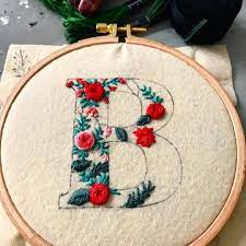 This is cross stitch but not as you know it! Untitled Embroidery Monogram Embroidery Alphabet Embroidery Letters