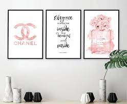 Check spelling or type a new query. Inspired By Chanel Poster Set Of 3 Prints Fashion Wall Art Print Fashion Set Of 3 Pink Logo 75 Chanel Wall Art Fashion Wall Decor Inspirational Wall Art