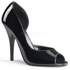 Chaussures à talons hauts escarpins à talon aigu escarpins 2021 bout pointu talon leopard chaussures plats unicolore à petit talon carré escarpins femme. Escarpin Bout Ouvert Noir Vernis Talon Haut 12 Cm