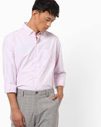 Buy Light Pink Shirts For Men By John Players Online Ajio Com
