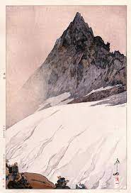 yoshida hiroshi yarigatake 1926 日本画 山の絵 日本美術