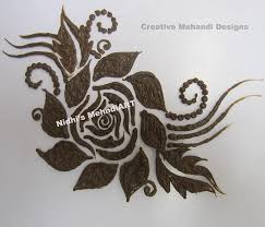 Backhand mehndi designs are popular as it shows designs directly rather than front hand mehndi. How To Draw Easy Rose Flower Patch In Henna Mehndi Design Tutorial