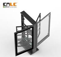 Outdoor LED Display Enclosure – Side-Opening Aluminum Frame ...