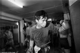 A young manny pacquiao defended his title against shin terao of japan. Manny Pacquiao Pictured As A Young Teenage Boxer In Gym As He Prepares For Fight Vs Floyd Mayweather In Las Vegas Daily Mail Online