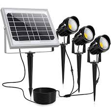 Cly Solar Spotlights Led 3 In 1 Solar Landscape Lights Solar Spot Lights Outdoor Waterproof Ip66 Solar Spot Lights Outdoor Garden Lighting Landscape Lighting