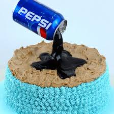 This Tutorial Shows You How Easy You Can Make Anti Gravity Cake Anti Gravity Cake Gravity Cake Pepsi Cake