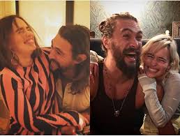 Ever since shooting game of thrones, jason momoa and emilia clarke have been nearly inseparable. Emilia And Jason Momoa Emilia Clarke Fans Facebook