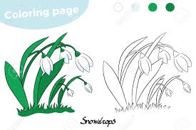 Malvorlagen frühlingsblumen kostenlos ausdrucken und ausmalen window color ausmalbilder die kostenlose bastelvorlage und din a4 pdf dateien zu den malvorlagen zum downloaden. Malvorlage Fur Kinder Fruhlingsblumen Schneeglockchen Handgemalt Vektor Illustration Lizenzfrei Nutzbare Vektorgrafiken Clip Arts Illustrationen Image 99214154