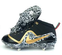 Black And Gold Baseball Cleats Youth Nike Zoom Trout 4 Bhm Pe Baseball Cleats Color Black Gold White Ah7577 077 Size 12 5 Brand New Without Original Box Cleats Baseball Cleats Nike Zoom