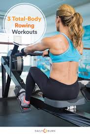 3 rowing machine workouts for strength