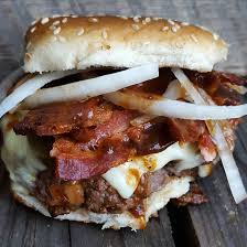 The Best Deer Burger Recipe A1 Bacon Buck Burger Home Cookin Hunter Deer Burger Recipes Deer Meat Recipes Venison Burgers