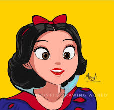 Drawing Snow White