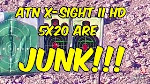 Atn x sight 2 hd 5x20. Atn X Sight Ll Hd 5x20 Are Junk Never Never Safari Youtube