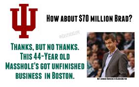 Brad stevens has been one of the best head coaches in the nba for quite some time now, leading the boston celtics staff since 2013. Woj Brad Stevens Turned Down 70 Million Offer From Indiana University