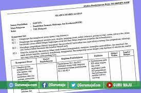 Silabus pjok smp kurikulum 2013 revisi 2018. Silabus Pjok Smp Kelas 8 Kurikulum 2013 Revisi Terbaru Guru Maju