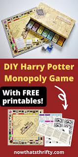 We did not find results for: Diy Harry Potter Monopoly Spiel Mit Kostenlosen Ausdrucken Sinirsiz Bilim