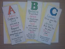 A can also stand for admit. Abc Of Salvation Artofit