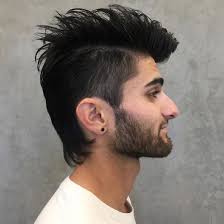 Mohawk Fade With Long Straight Hair Mohawk Hairstyles Mohawk Hairstyles Men Short Hair Mohawk