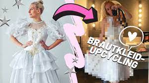 Guter service · geschneidert · top qualität · schneller versand Ich Nahe Ein Neues Brautkleid Aus Einem 80er Jahre Flohmarkt Hochzeitskleid Youtube