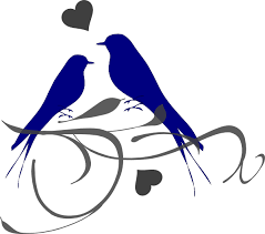 Love Birds Bird Silhouette Clip Art Bird Stencil