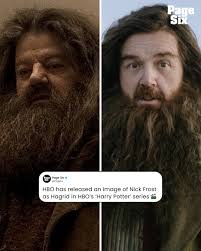 HBO has released the first image of Nick Frost as Hagrid in their new  "Harry Potter" series 👀 📸: Warner Bros., HBO