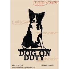 5 out of 5 stars. Dog On Duty Collie Metalscape Gardenscape Metal Garden Art