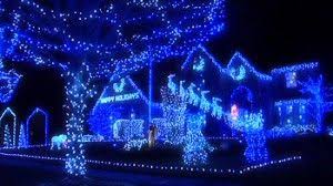 Blue Christmas Lights Weihnachtszeit Weihnachten Blau