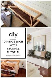 Diy Built In Dining Bench With Storage Breakfast Nook Banquette Tutorial Dining Bench With Storage Built In Dining Bench Dining Room Bench