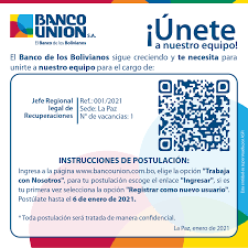 Atencion La Paz Si Cumples Con Los Banco Union S A Facebook