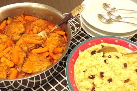 Maybe you would like to learn more about one of these? Moroccan Chicken With Veggies Couscous With Raisins And Slivered Almonds