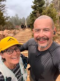 Training for Manitou Incline climb in Colorado