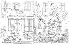 With a stunning library of 100+ printable coloring books, an amazing coloring master course, and a beautiful, supportive community of adult coloring enthusiasts, we. Art Therapy Coloring Page Paris Terrace Of Cafe 9