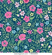 Maybe you would like to learn more about one of these? Seamless Cute Floral Vector Photo Free Trial Bigstock