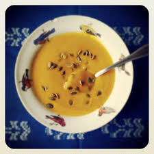 Soupe De Potimarron Romarin Et Graines De Courge