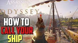 If you can't find your ship anymore call for it at a ship dock. How To Call Ship In Assassin S Creed Odyssey Youtube