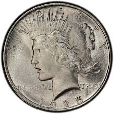 1925 Peace Dollar Values And Prices Past Sales