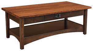 We placed a large order, several tables were custom sized for us along with a dining table and loveseat. Arts Crafts Open Coffee Table Amish Solid Wood Coffee Tables Kvadro Furniture