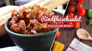 Rindfleischsalat Selber Machen Youtube